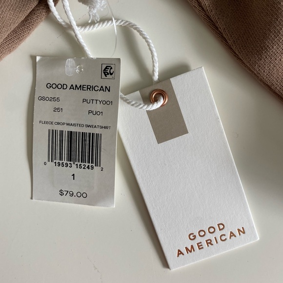 Good American Cropped Brown Sweater - Picture 5 of 5